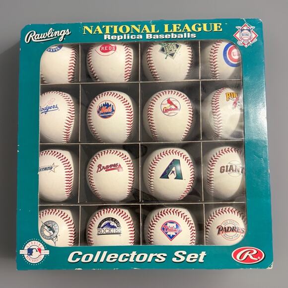 Rawlings Other - 🔥Rawlings National League Team Logo Baseball Collectors Set🔥